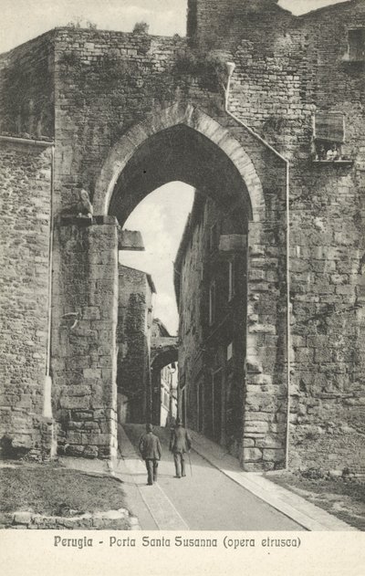 Perugia, Porta Santa Susanna da Italian Photographer